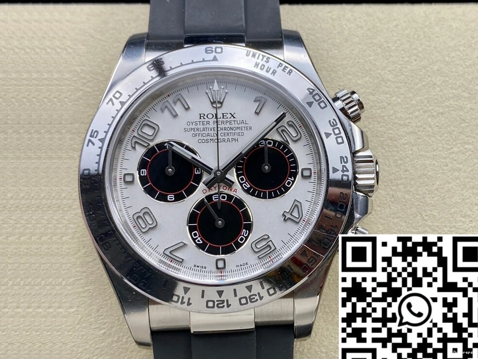 White Cosmograph Clean Factory Rolex Daytona 116519 Dial Silvery 0515